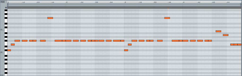 Create Movement In Your Bassline Midi With Syncopation Example 2