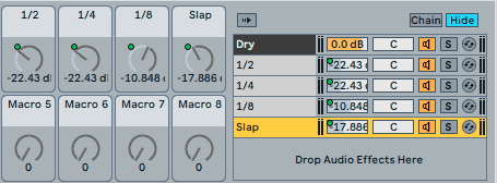 Vocal Delays Chain - Volumes