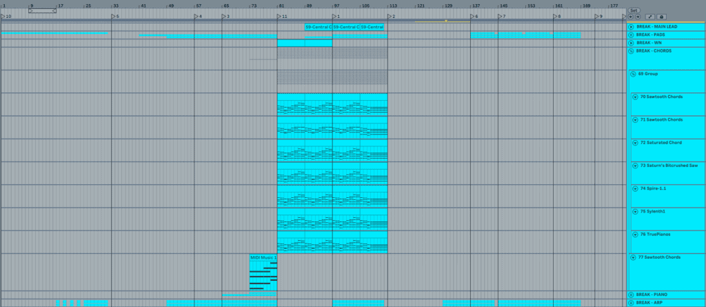 Break Stems Grouping